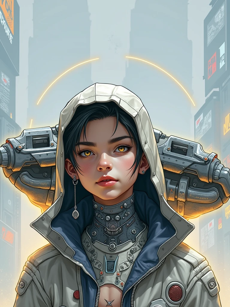 Cyberpunk realistic boy