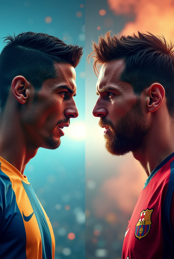 Make a Ronaldo vs messi compare youtube video thumbnail