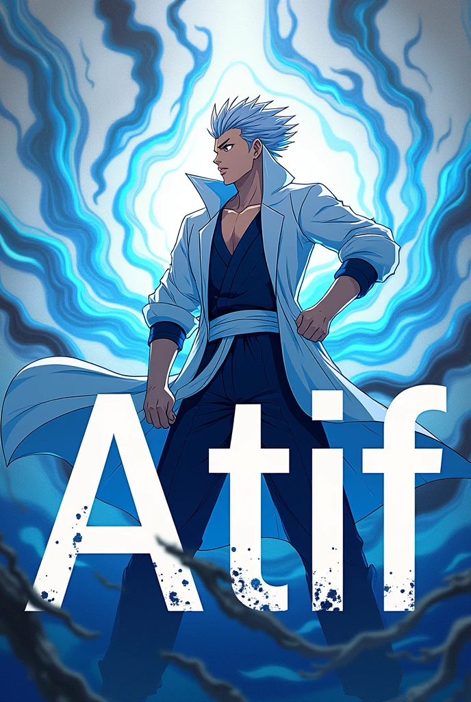 Please write my name on gojo wallpaper atif name
