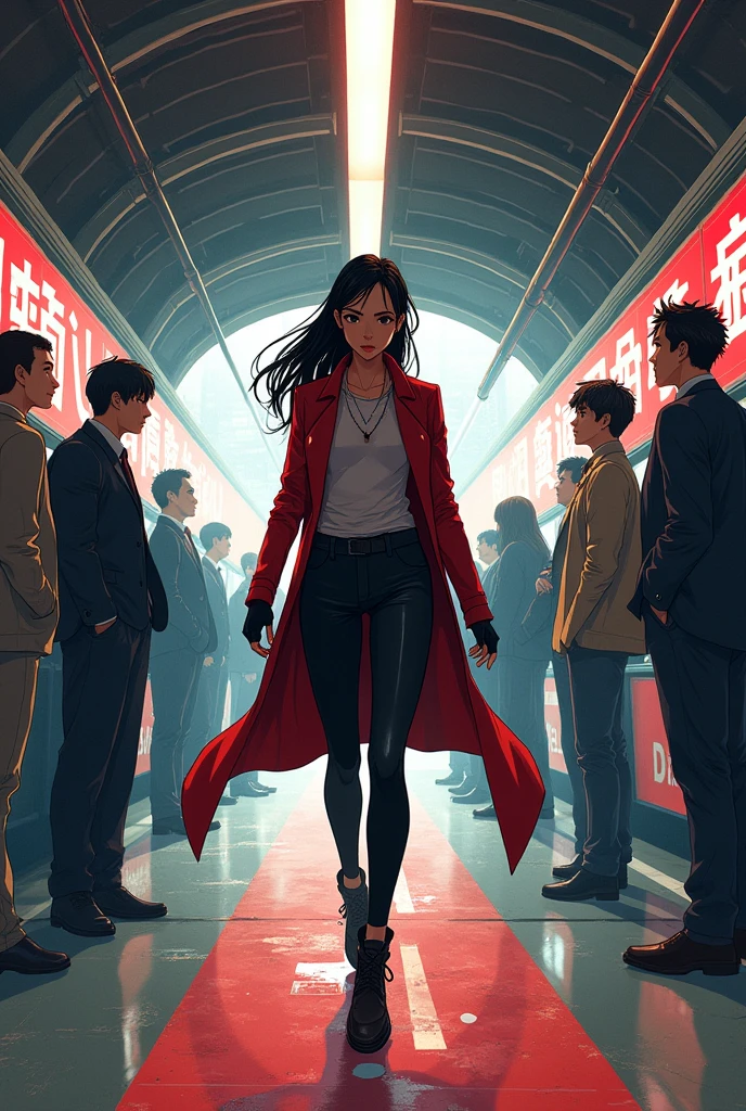 Manga enemy Tokyo station one girl ro Raha hai