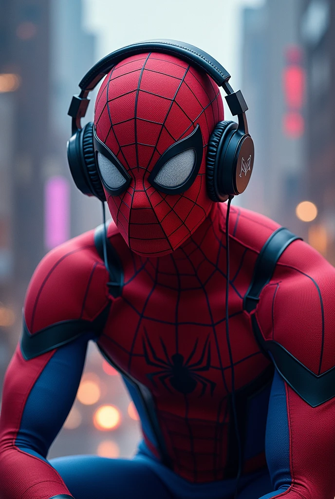 Spider man wallpaper headphones