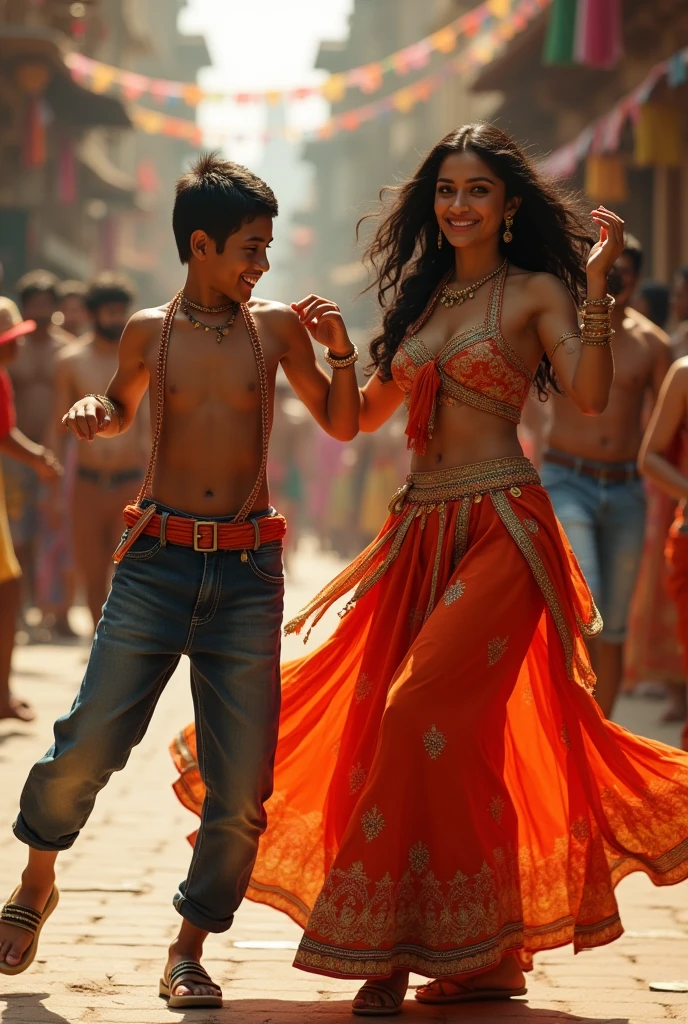 Indian boy dance with Mia Khalifa 