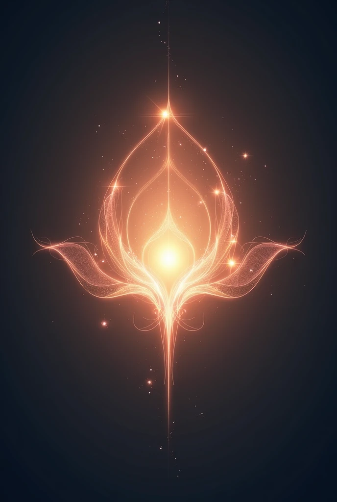 Create an elegant logo for a company with the word Aura glow