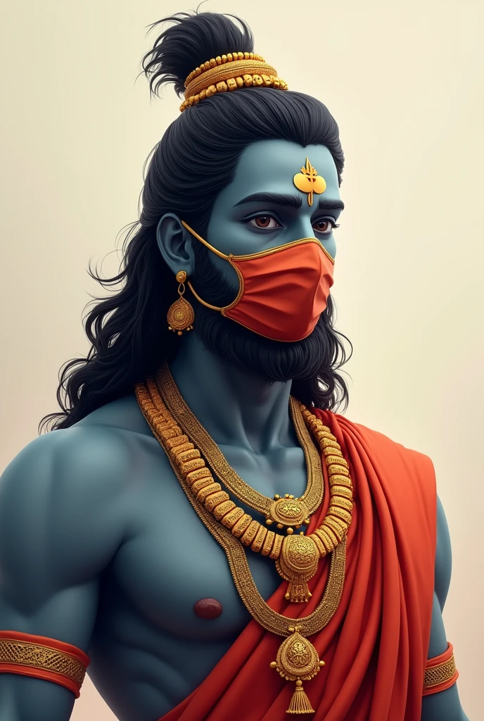 Bhagwan ram ai image with mask