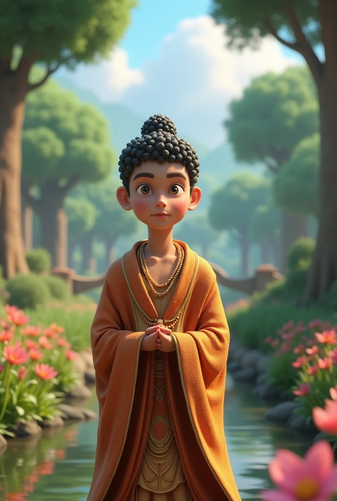 3d animation उनका वास्तविक नाम सिद्धार्थ था। उनके पिता राजा शुद्धोधन थे और माता माया देवी।