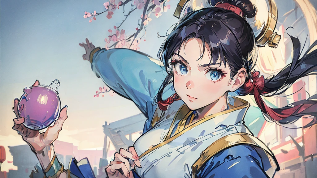 Street Fighter Chun-Li anime China dress human 1 person Person big