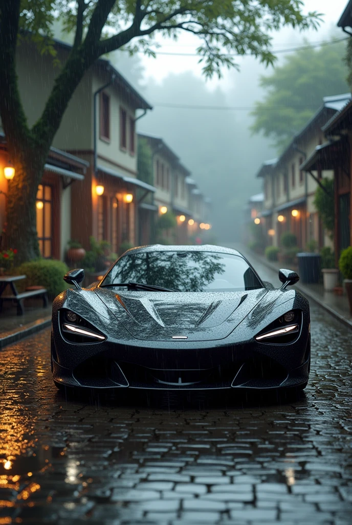 Gt 650 in village on rainy day