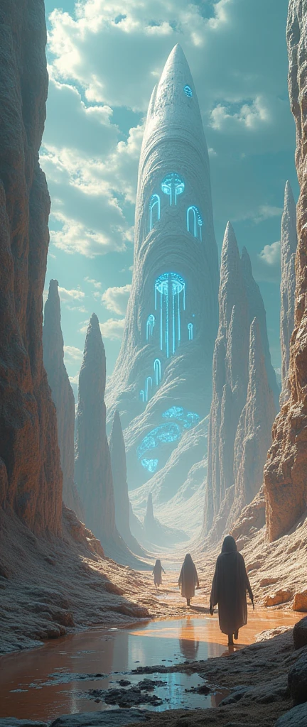 Today's challenge theme：Alien Civilisaiton Surreal Scene
