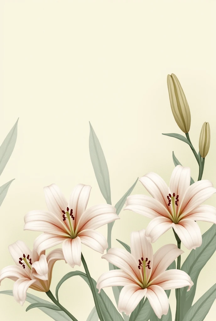 wallpaper in flower lili



