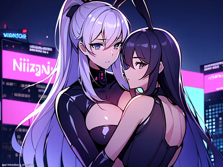 lesbian, lesbian sex, xayah, ahri, league of legends, hentai, naked, kissing, love, orgasm, lucyna kushinada, cyberpunk edgerunners, nipples, animal ears, glowing eyes, white hair, sweat, piercings, tatoo, body paint, fox tail, horny, pussy