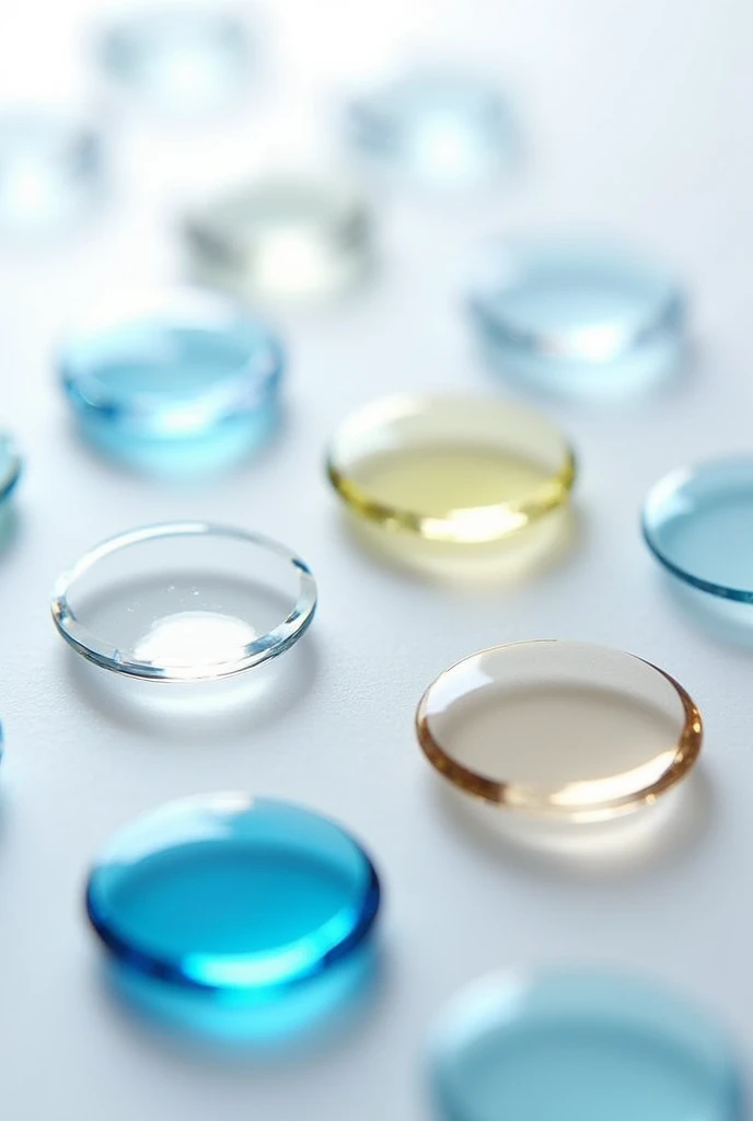 various contact lenses