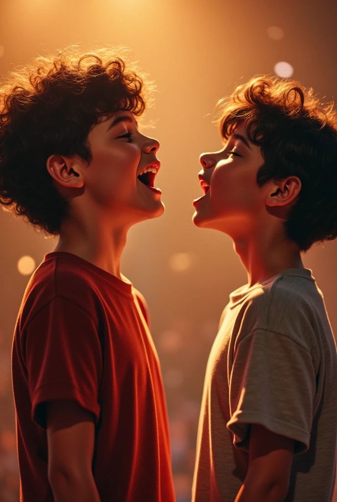 Cover of two singing boys