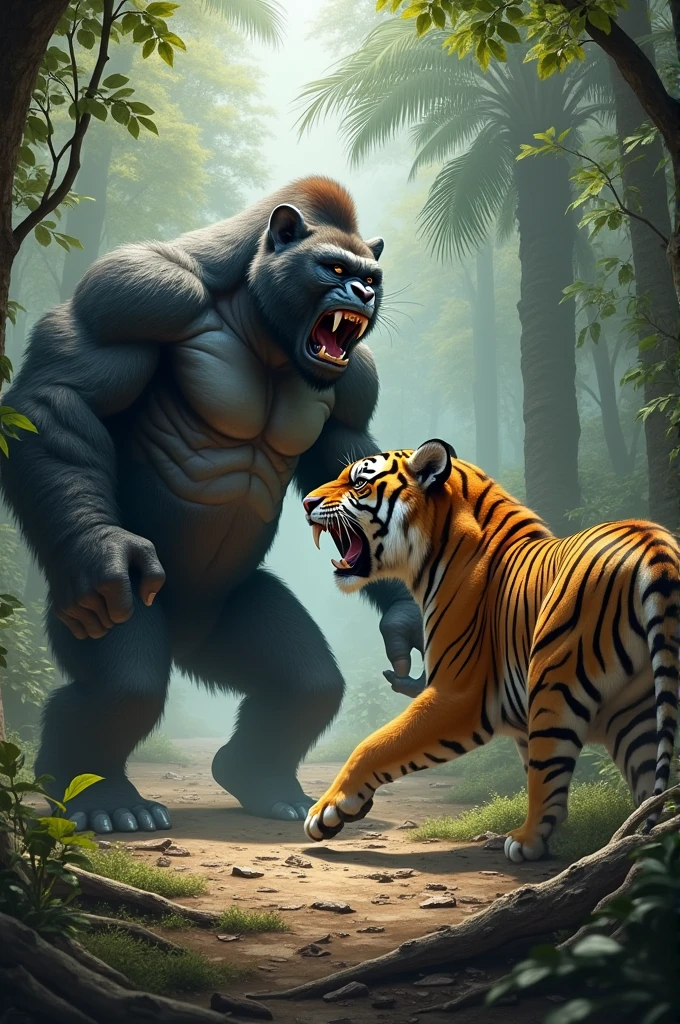 Tiger gorilla
