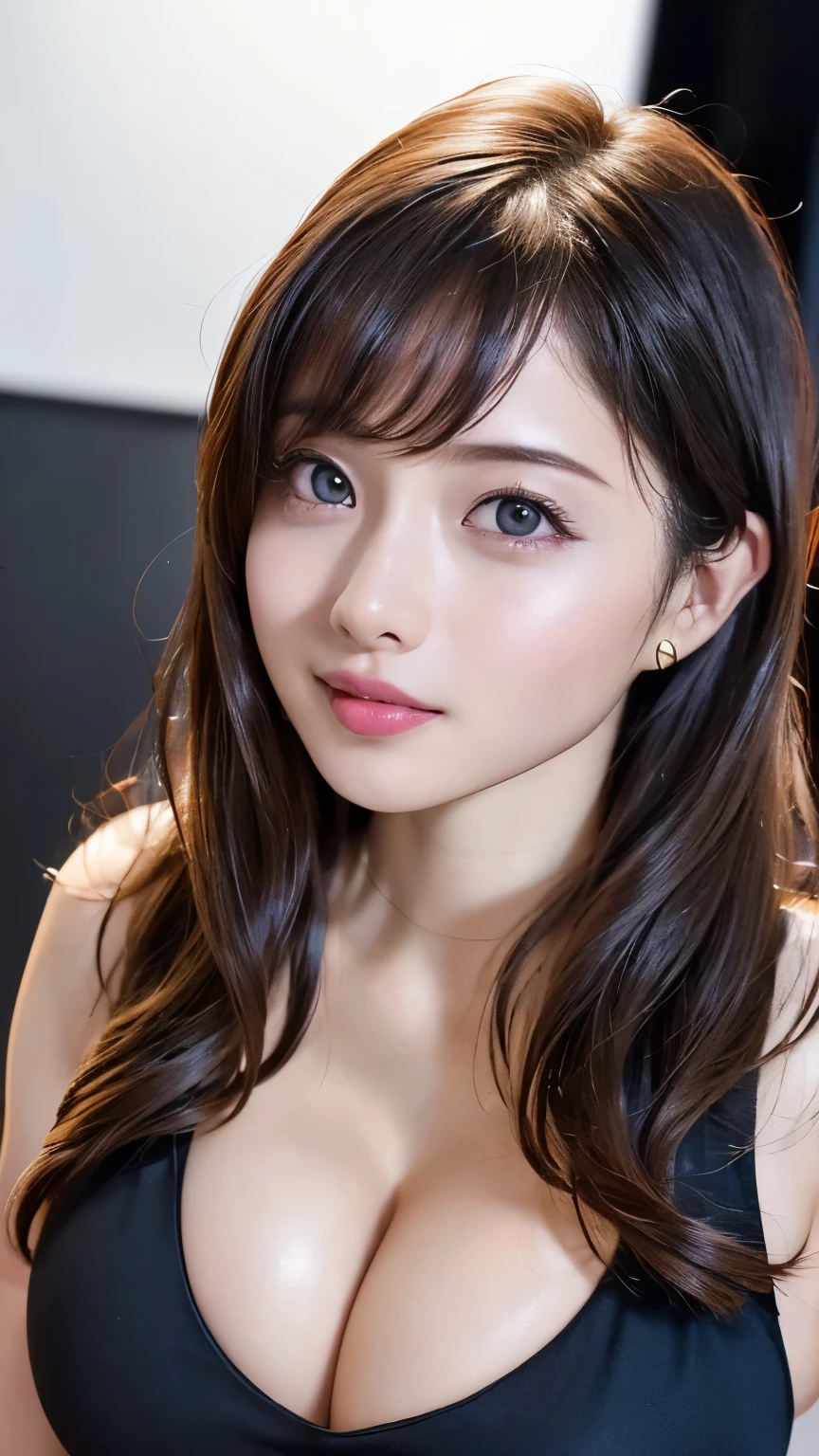 (8k, RAW Photos, Highest quality, masterpiece: 1.2)、Very detailed、Super Resolution、(Full body photography)、Natural color lip、Heavy eye makeup、(Tight Sexy Dresses:1.2), Gorgeous Accessories、Straight Hair、H cup breasts、Big Breasts:1.2、(Background of a high-end nightclub with a night view１.2)、(Dynamic Sexy Pose 1.2)、(Gorgeous Theme 1.2)、(With cleavage 1.2)、(((Blurred Background:1.5、Photo studio、Cinema Lighting、Professional Photographer)))