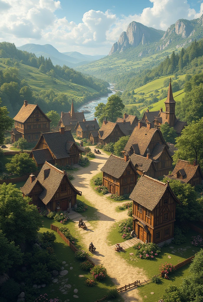 A realistic village 