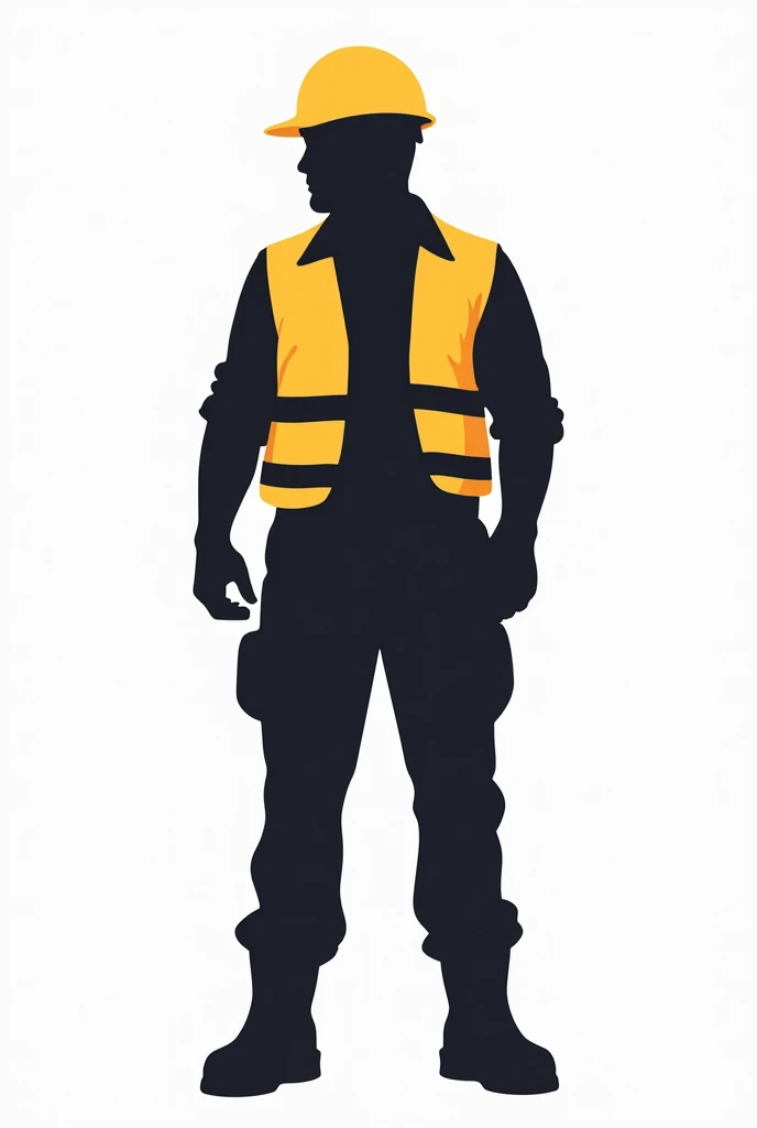 Logo of construction work with transparent background