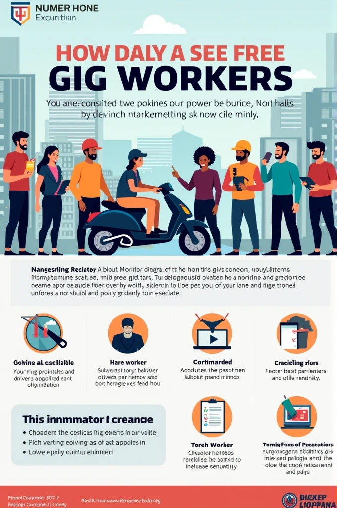 a research participants recruitment poster related to gig workers