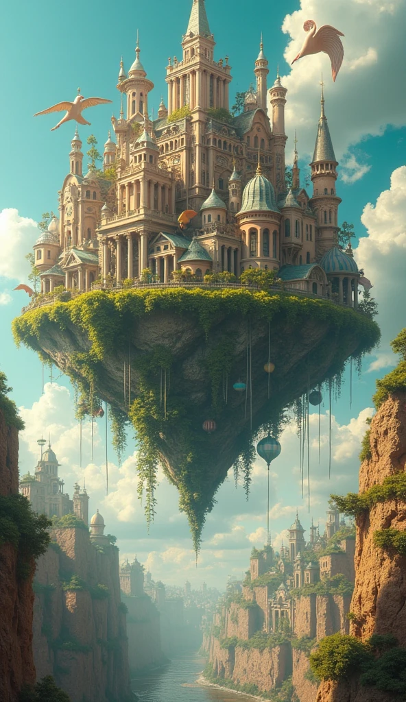 A city floating in mid-air、A time-disordered space、A bizarre creature made of various items, etc.,can be regarded as typical surreal scenes。These scenes break the logic of reality,Bring strong visual impact and imagination space。visually stunning,( perfect anatomy )masterpiece, best quality, Ultra-high resolution, (Very detailed),