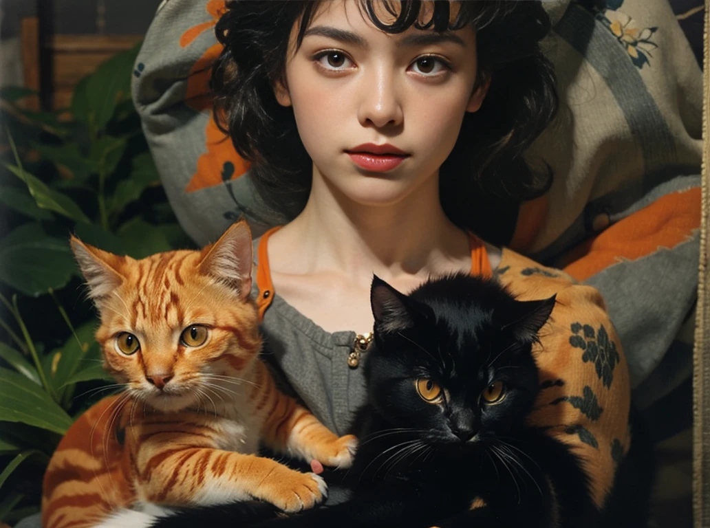 In a small village, there lived an orange cat named Oliver. Oliver was known for his bright fur and mischievous nature.