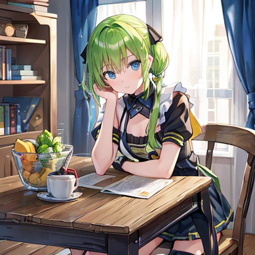 ((Browsing Caution:1.1),Tabletop, (One Girl),I feel like I'm young 、ponytail、 Idol,Big smile and fun, ((Upper body close-up)), Big eyes, His eyes seem to be shining、Kawaii Tech, cute, cute, pastel colour,髪の色はpastel colour、 (Highest quality), Happy,Deep background of Makoto Shinkai style, Symmetric, Tilt your head,The composition should exude sensuality and innocence.、Ultra HD、Dynamic Angle、