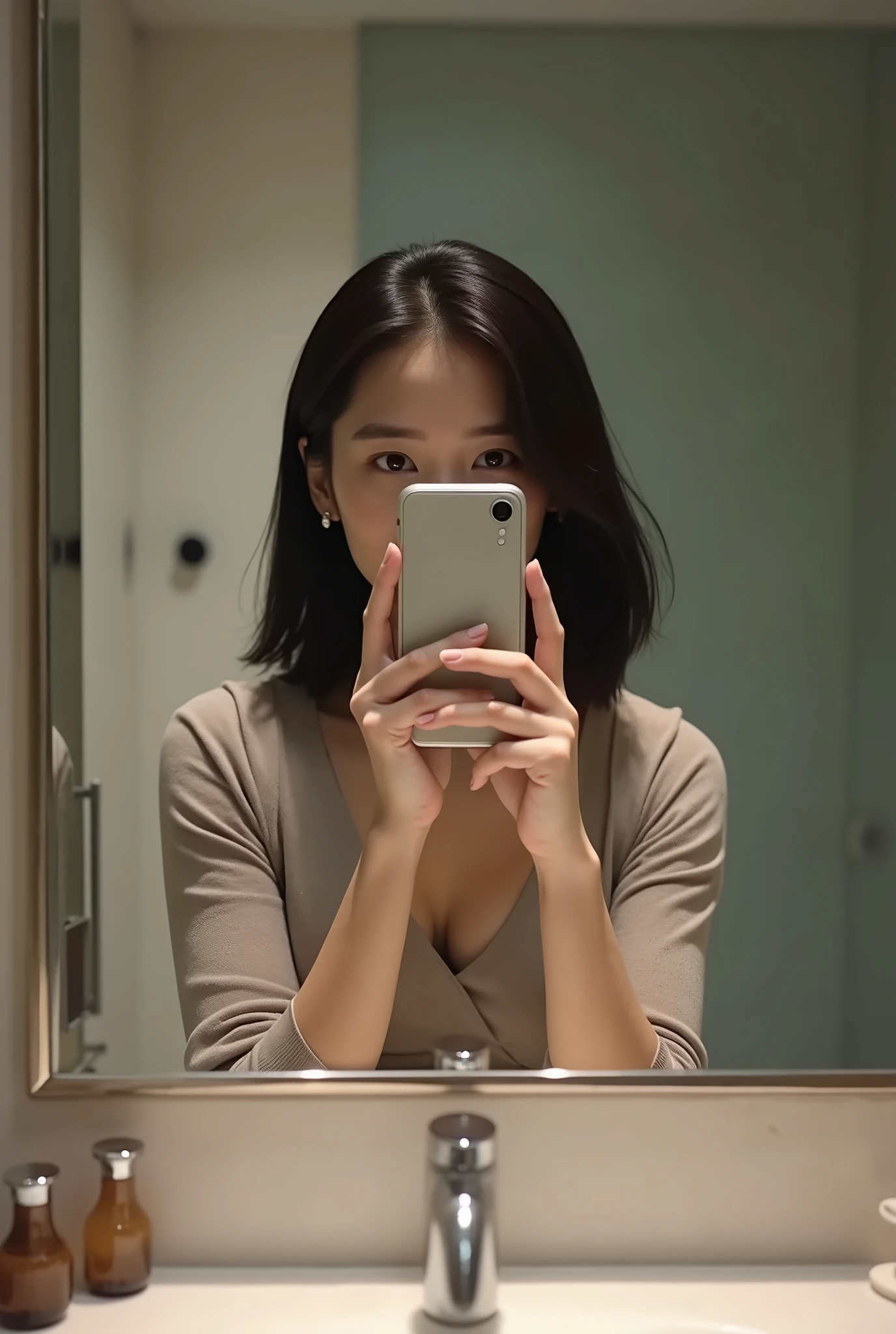 Mirror Selfie of Asian Girl age of 27