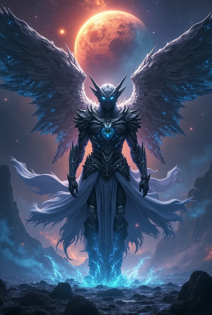 (best quality,4k,8k,highres,masterpiece:1.2),ultra-detailed,(realistic,photorealistic,photo-realistic:1.37),fantasy race,planet mercury,armor,detailed characters,distinctive features,otherworldly landscape,futuristic elements,cyberpunks,breathtaking scenery,mysterious atmosphere,distant horizon,ethereal lighting,vibrant colors,celestial beings,dynamic poses,epic battle scene,otherworldly creatures,unearthly beings,magical energy,spellbinding aura,cosmic powers,mythical creatures,powerful guardians,sculpted muscles,alien technology,interstellar travel,astral realm,ancient civilization,timeless beauty,mythological lore,grandiose temples,celestial bodies,starlit sky,intergalactic warriors,majestic structures,extraterrestrial artifacts