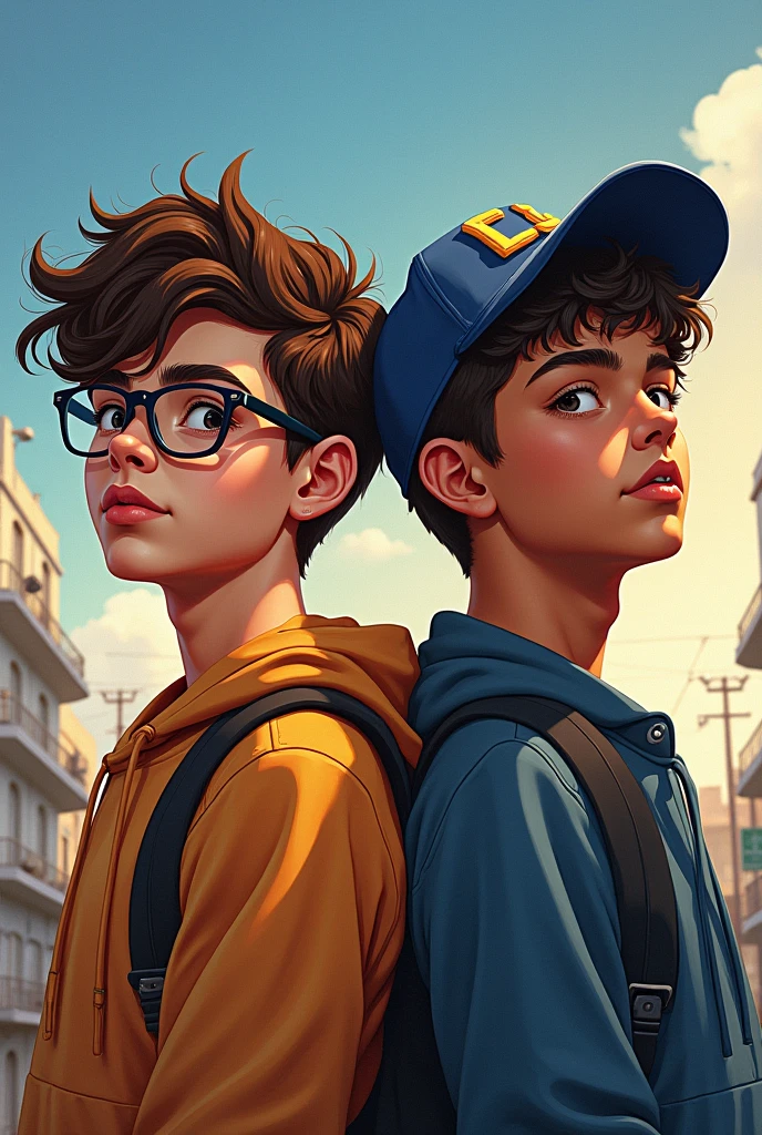 Cover of two agers, one with glasses and the other with a cap, men who say Everything for a dream