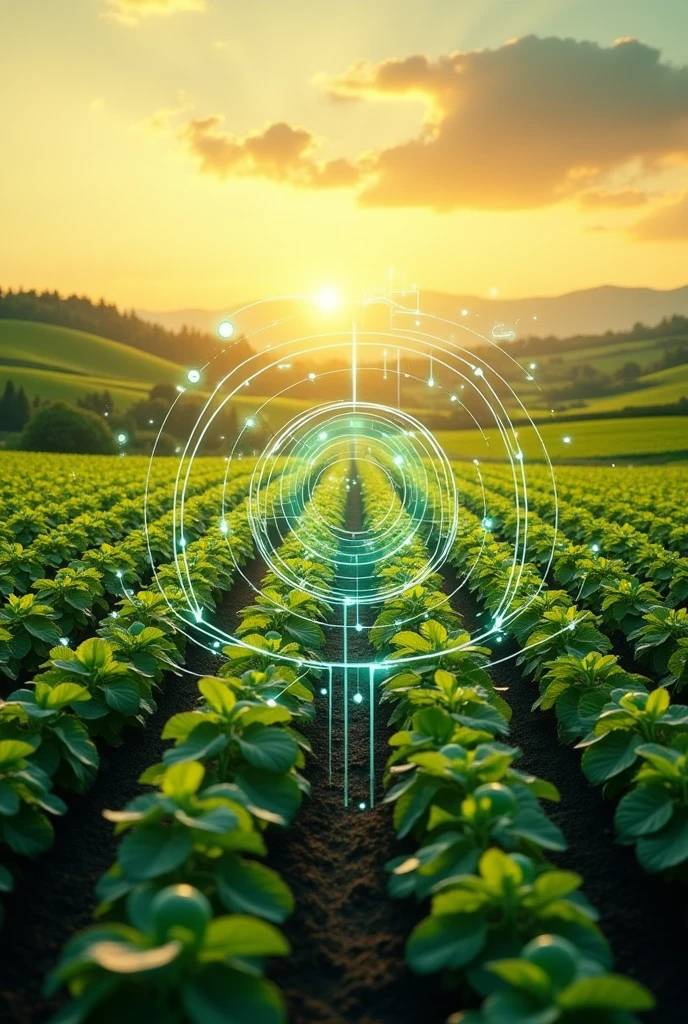 Smart farming height 27 .21cm and width 50.83 cm . It should be electronics related more realistic with an more yellowish shade give an image in specified height and width