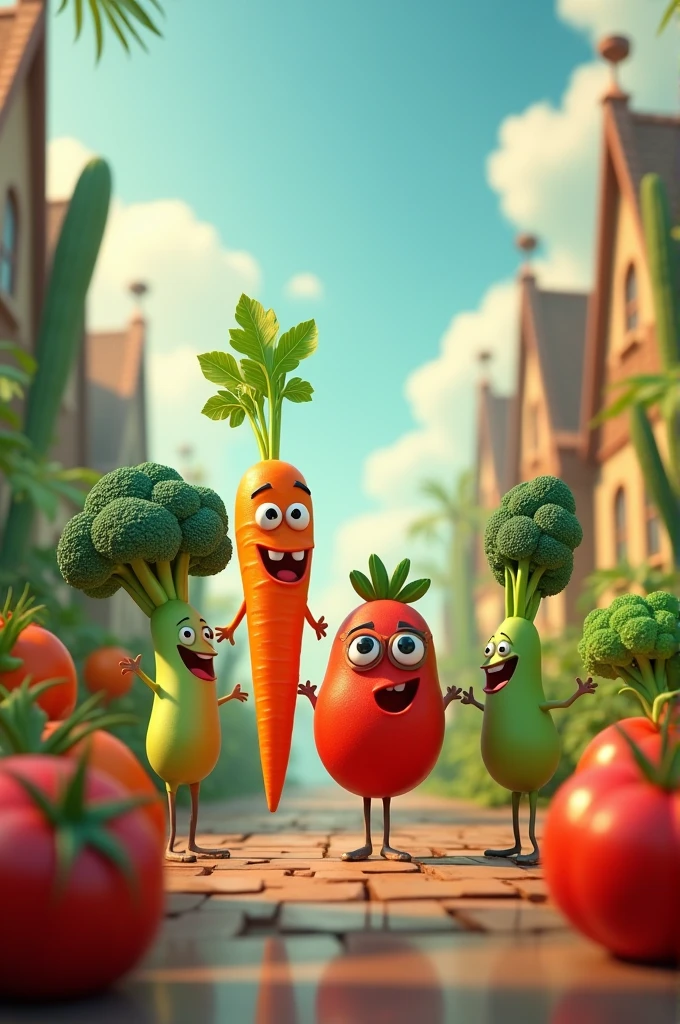 Animated vegetables