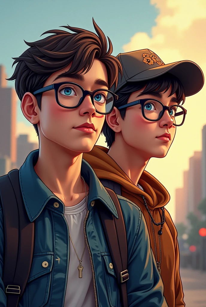 Cover of two agers, one with glasses and the other with a cap, men who say Everything for a dream