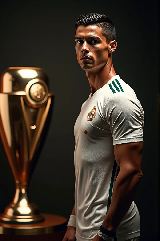 Cristiano Ranaldo beautiful image on right side with troffi 