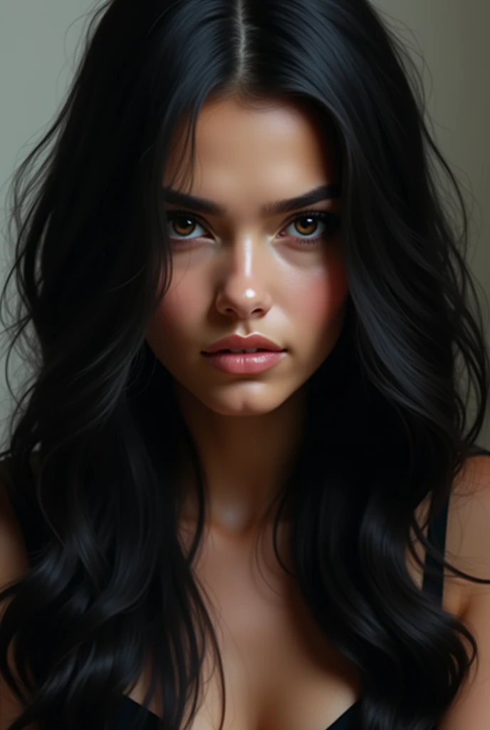 Me with black hair