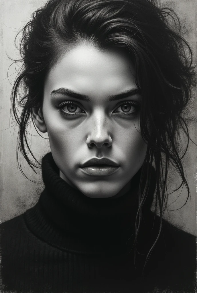 Describing a person through principles of art drawing