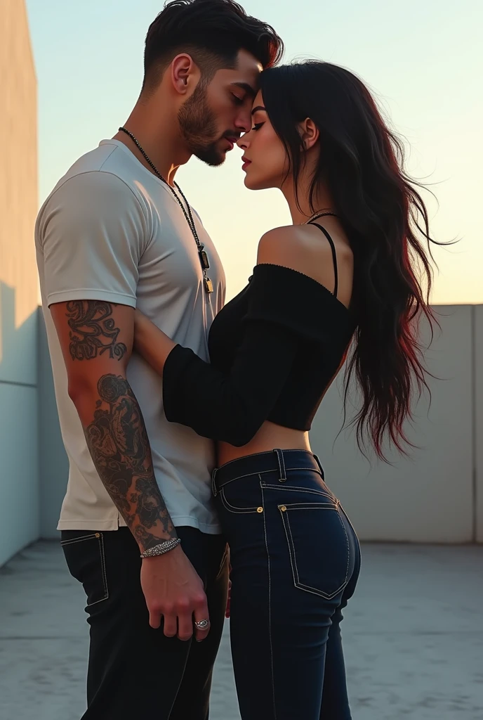 Jennie from Blackpink and Erick Pulgar from Flamengo as a couple that looks like them