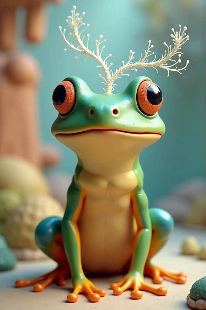 Gay frog with less hair 