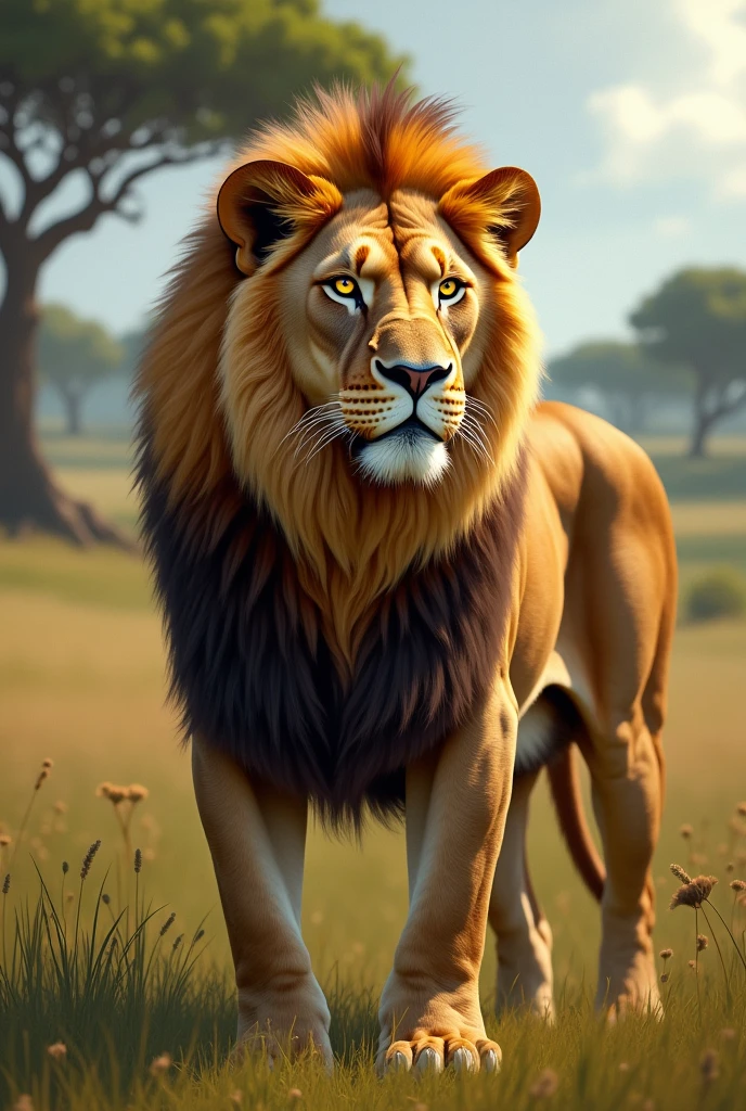 Create a lioness with breasts