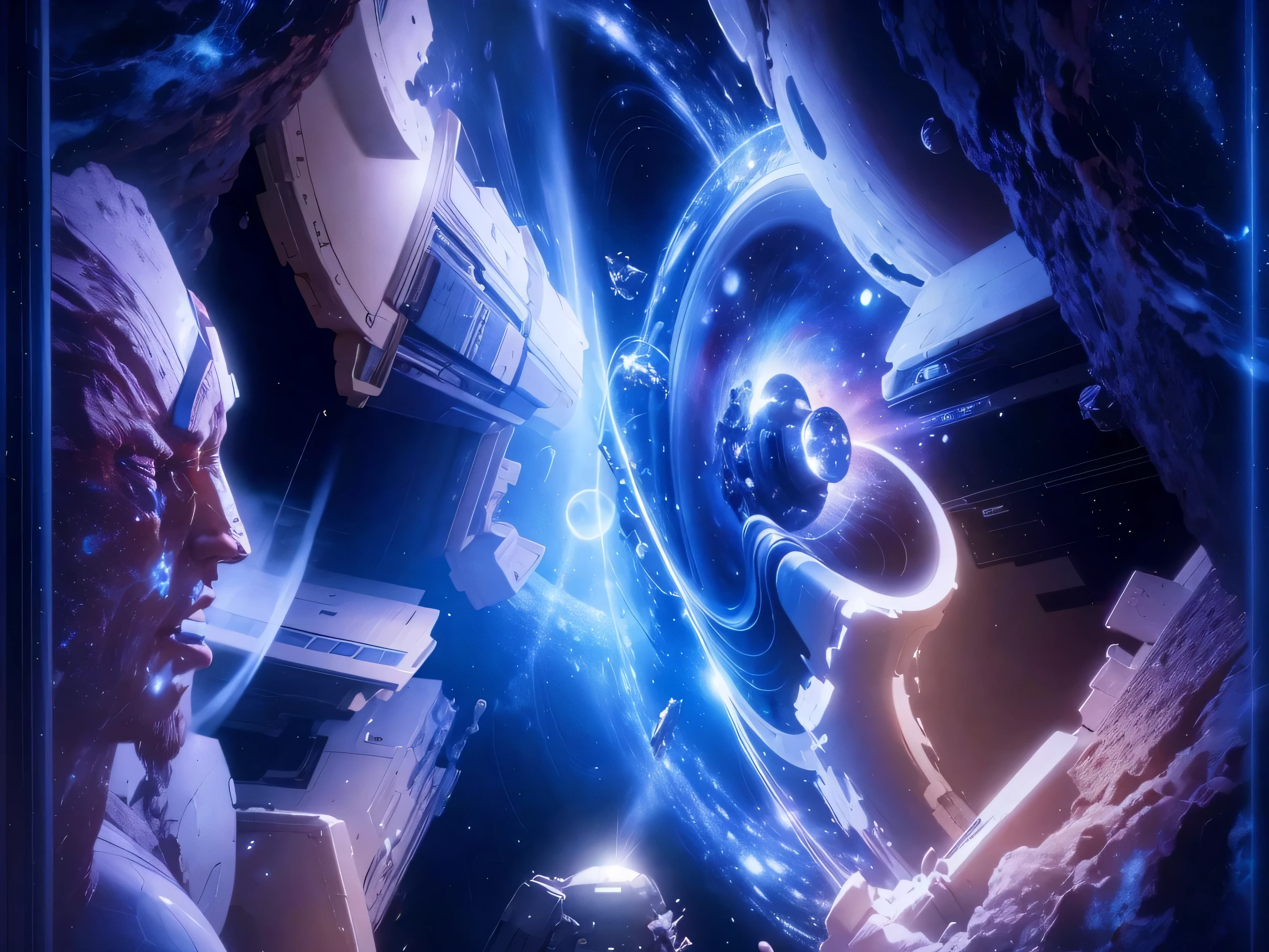 In this, spaceships fight