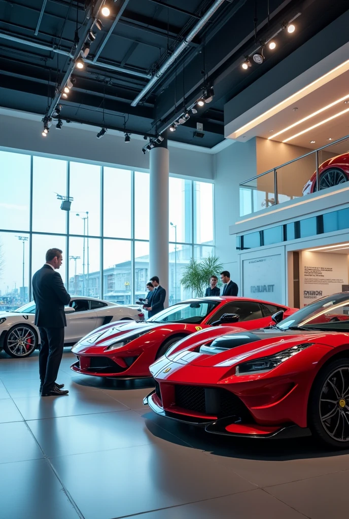 A car showroom named RAIKA MOTORS 