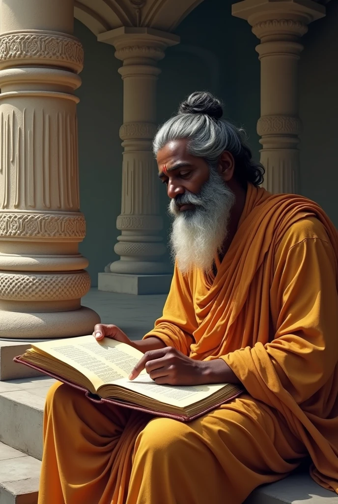 Thiruvalluvar writing thirukkural