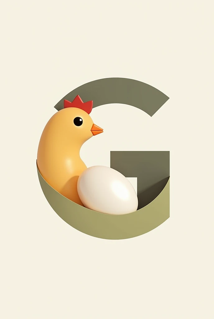 G letter with chicken and egg logo