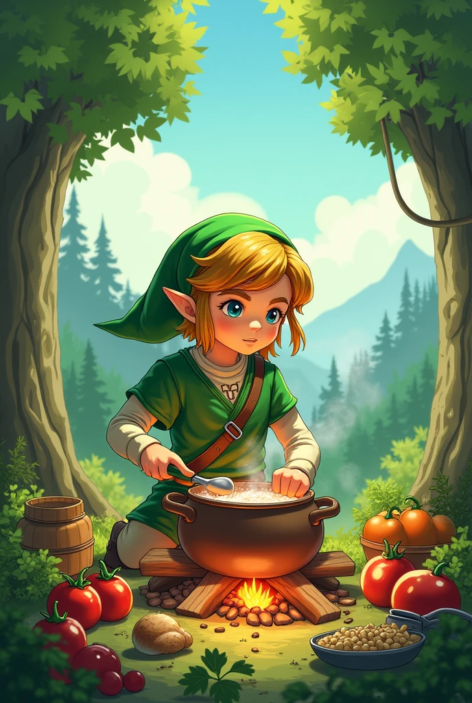 Link to the Zelda universe cooking