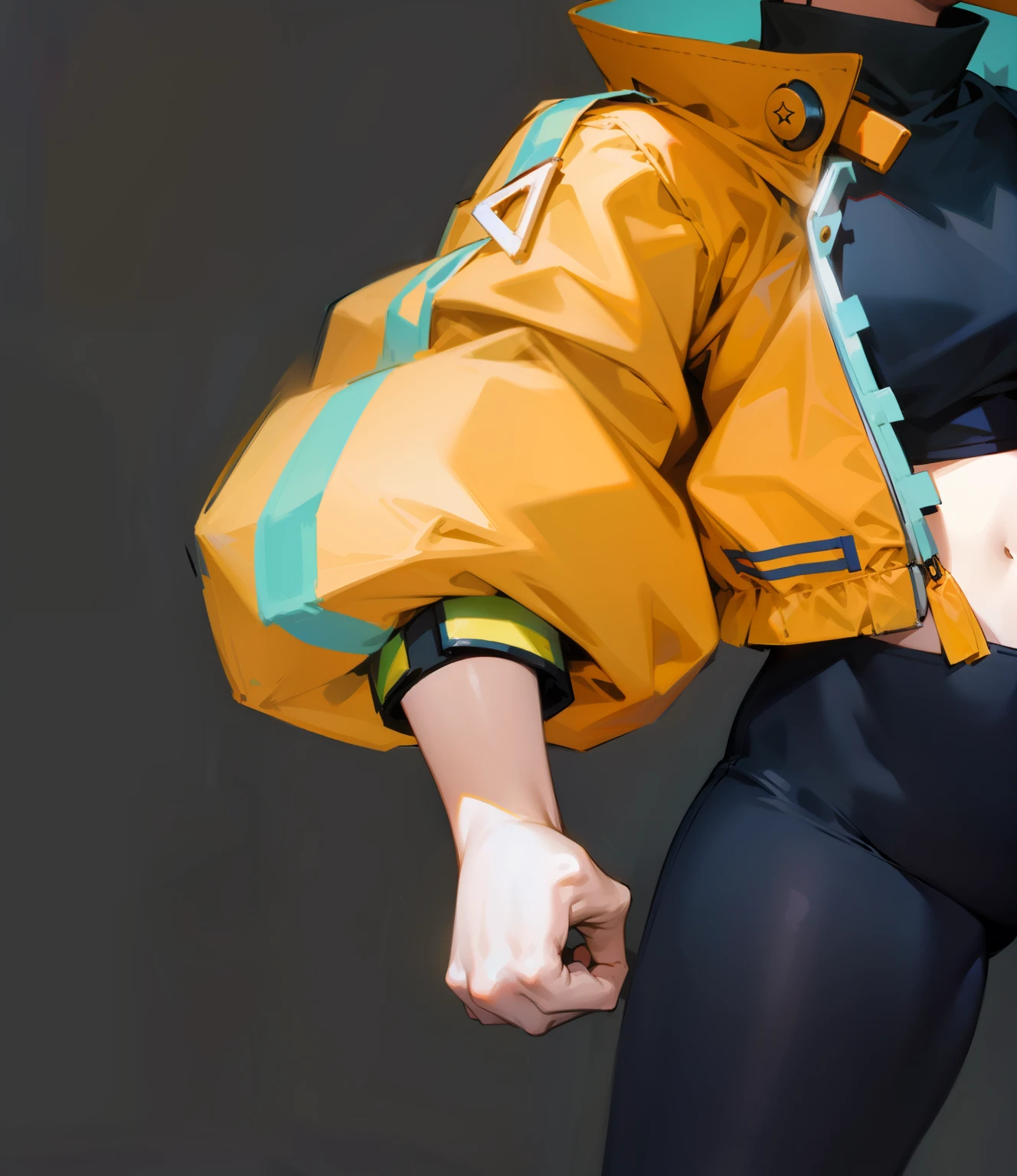  Beautiful girl hand fist