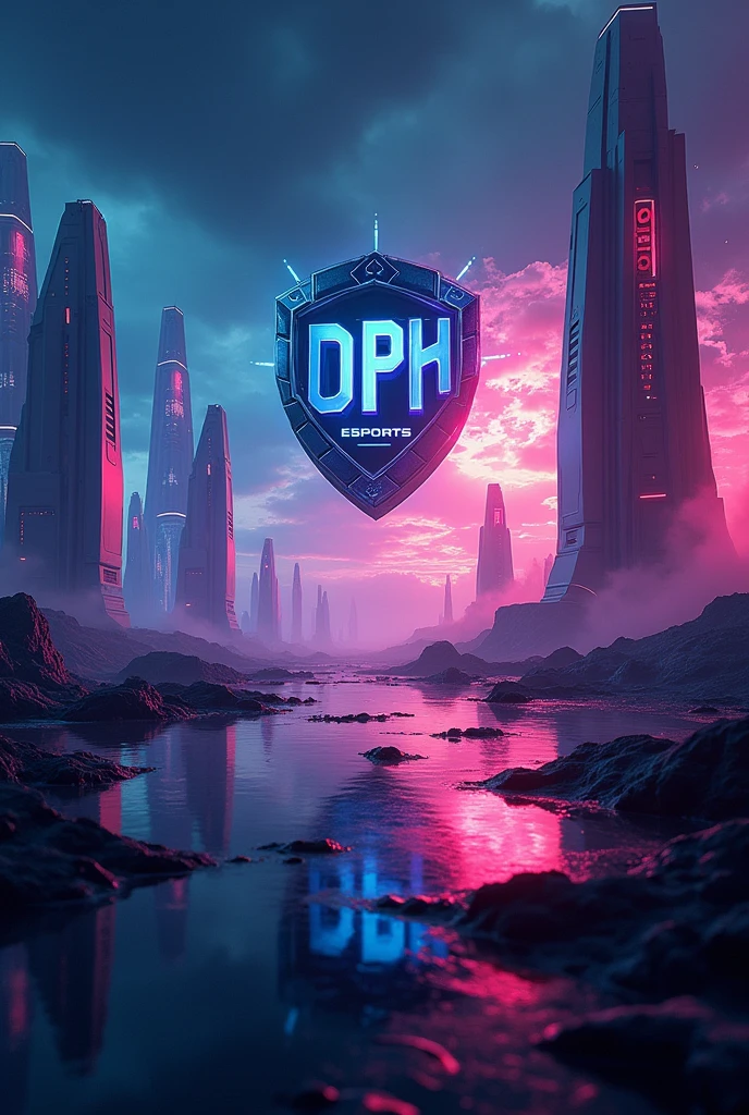 make a cover  background photo for Facebook highlighted name is DPH ESPORTS 