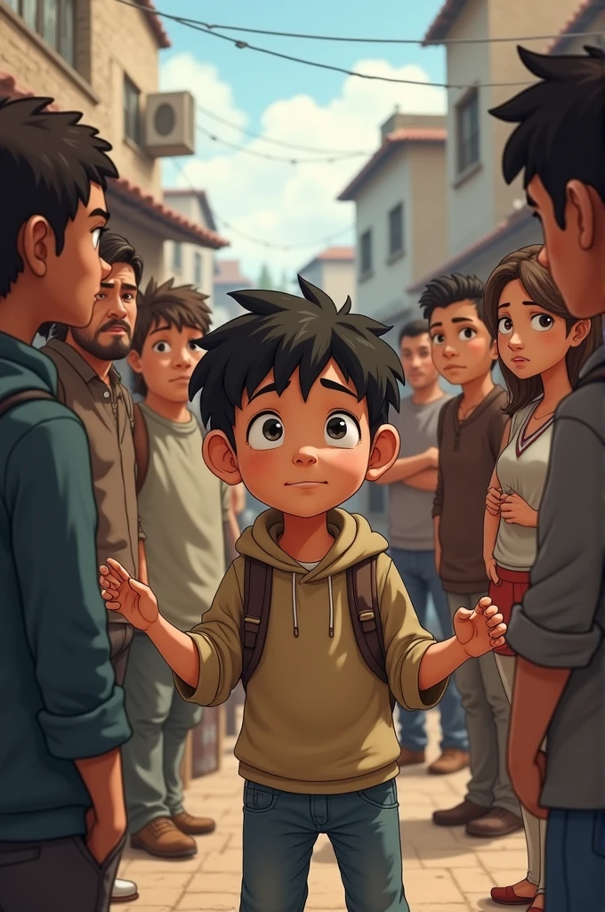 A boy who tells something to 4 to 5 people and they don&#39;t believe him