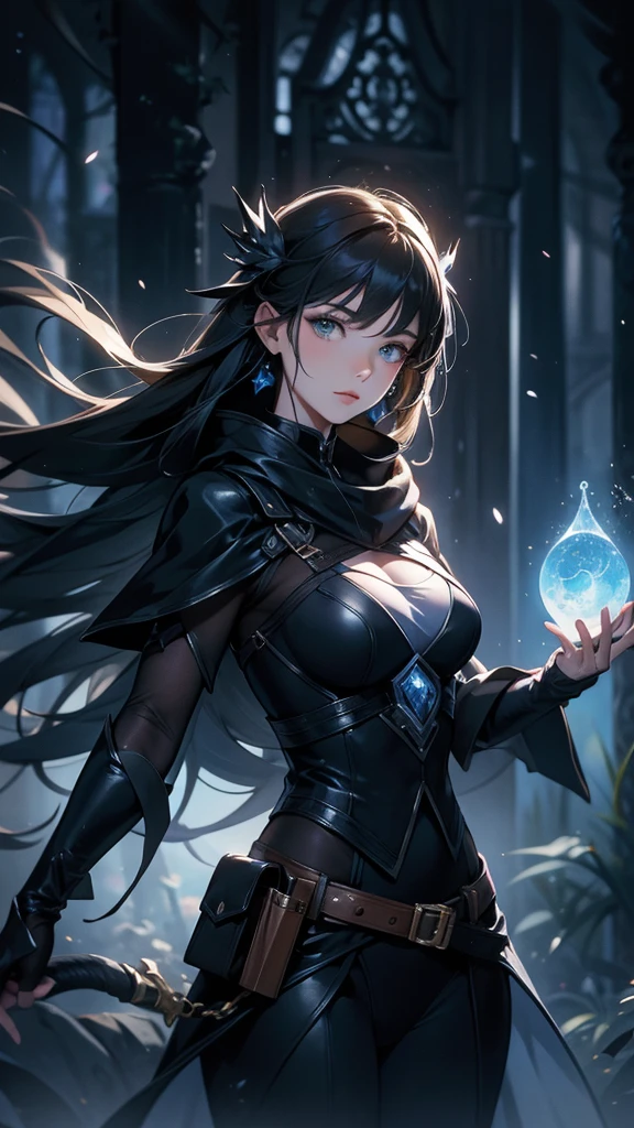 work of art, best resolution, cold and dark illusion hunter; fantastic, imaginative, mysticism,