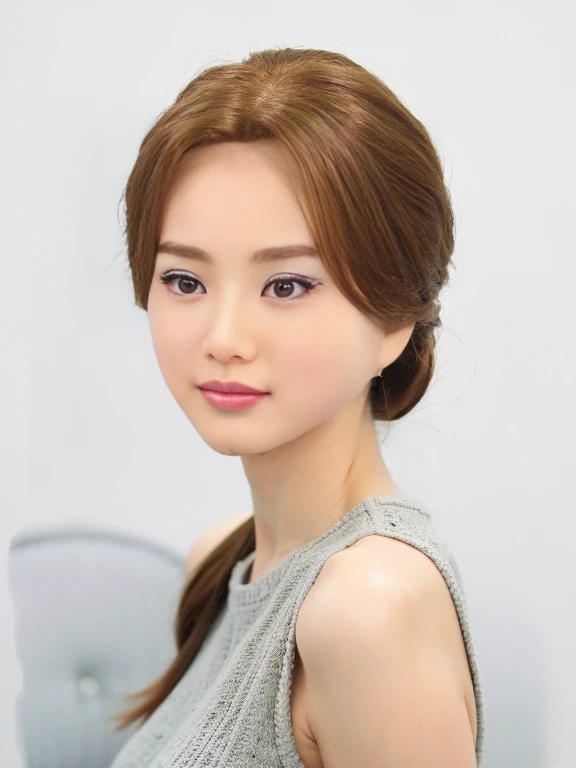 photo realistic, 8k, Masterpiece, Portrait: 1.3, photo realistic, hyper realistic, Sharp Focus, looking at viewer, light on face, real texture skin, detailed eyes, detailed face,(Keep your hairstyle the same), cinematic lighting, 8k, UHD, retina, Same color for both eyes, masterpiece, accurate, anatomically correct, textured skin, 2 Korean woman