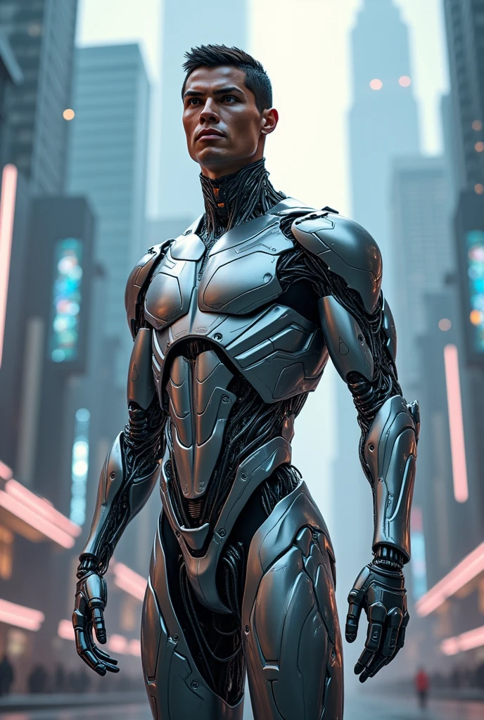 Cristiano Ronaldo as a robot