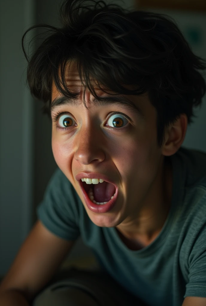 Ek dara hua aur shocking reaction karta hua ladka