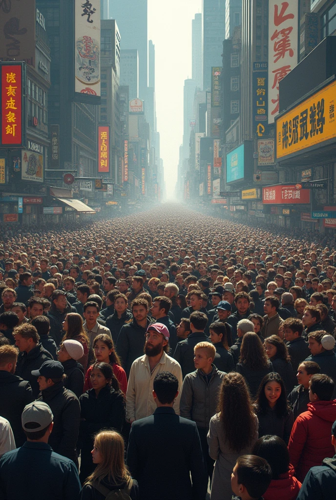 One picture of a thousand people 