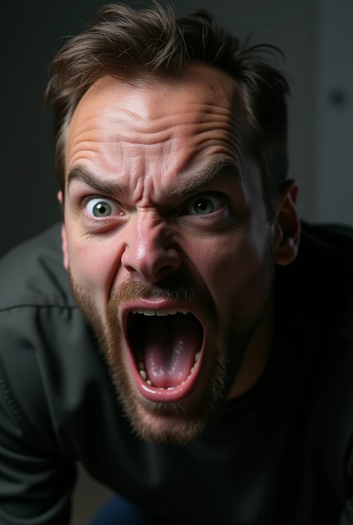 Ek dara hua aur shocking reaction karta hua ek aadmi